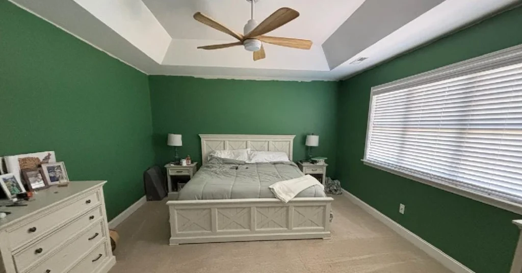 Clean job site after painting