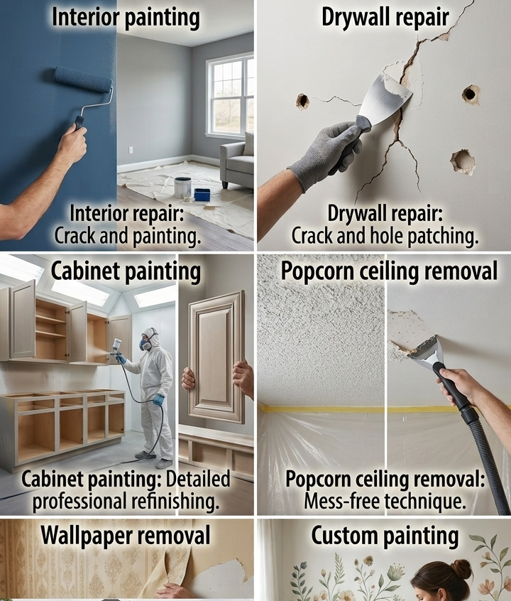 Interior Painting Services Related to These Guides